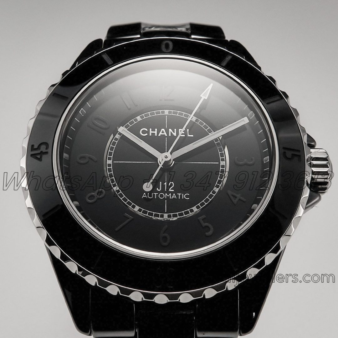 Replica Chanel Ladies J12 Watch Bvf 38 Mm In Steel Black Caliber 12.1 Movement (3)