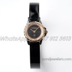 Replica Chanel Ladies J12.xs Bvf 19mm Black Dial Rg With Diamond Bezel (2)