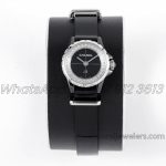 Replica Chanel Ladies J12.xs Bvf 19mm Black Dial With Diamond Bezel (1)