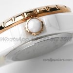 Replica Chanel Ladies J12.xs Bvf 19mm White Dial Rg With Diamond Bezel (5)