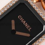 Replica Chanel Ladies Premiere Bvf 20mm Rg Black Dial With Diamond Bezel (4)