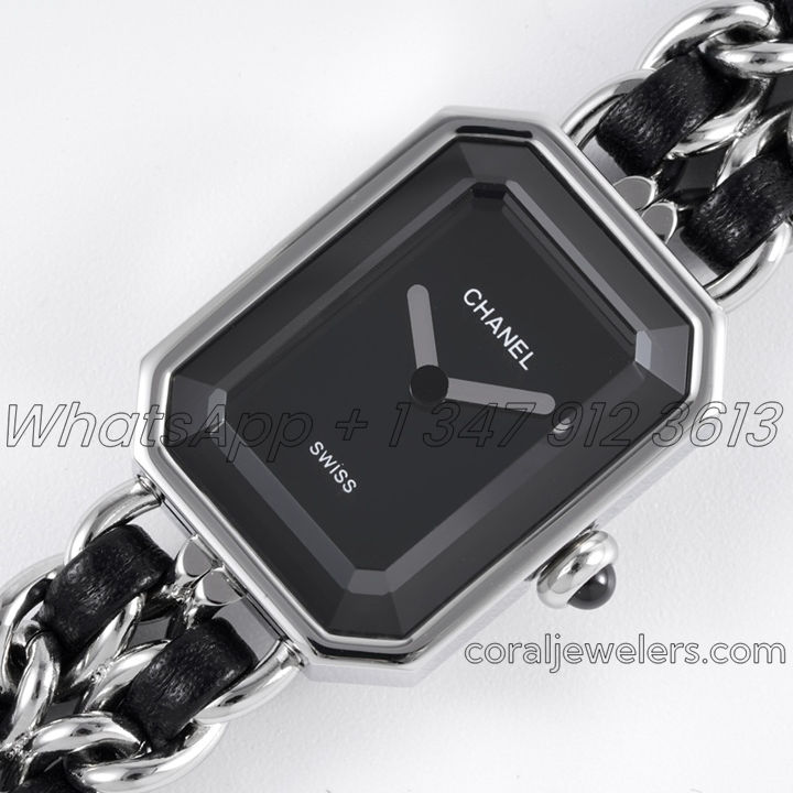 Replica Chanel Ladies Premiere Bvf 20mm Steel And Leather (2)