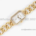 Replica Chanel Ladies Premiere Bvf 20mm Yg Mop Dial With Diamond Bezel (3)