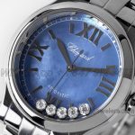 Replica Chopard Happy Sport Automatic Zf 30mm Blue Mop Dial In Steel (3)