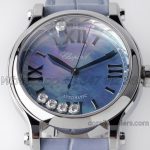 Replica Chopard Happy Sport Automatic Zf 30mm Blue Mop Dial In Steel (3)