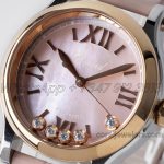 Replica Chopard Happy Sport Automatic Zf 30mm Pink Mop Dial In Steelrose Gold (3)