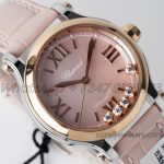 Replica Chopard Happy Sport Automatic Zf 30mm Pink Mop Dial In Steelrose Gold (4)