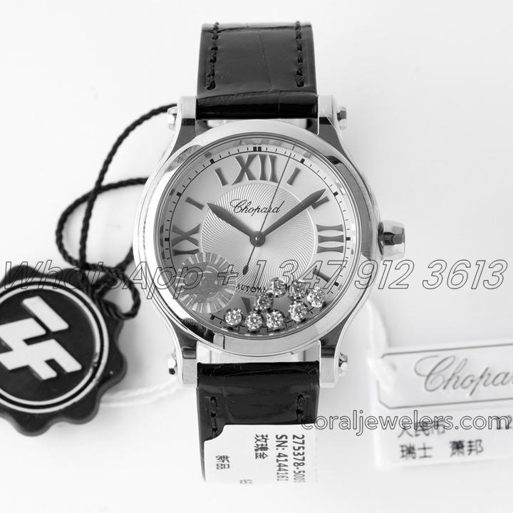 Replica Chopard Happy Sport Automatic Zf 30mm White Dial In Steel (1)