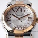 Replica Chopard Happy Sport Automatic Zf 30mm White Dial In Steelrose Gold (4)