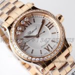 Replica Chopard Happy Sport Automatic Zf 30mm White Dial With Diamond Bezel (13)