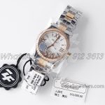 Replica Chopard Happy Sport Automatic Zf 30mm White Dial With Diamond Bezel In Steelrose Gold (3)