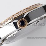 Replica Chopard Happy Sport Automatic Zf 30mm White Dial With Diamond Bezel In Steelrose Gold (6)