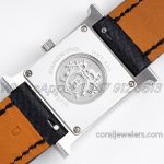 Replica Hermes Heure H 21mm Bvf Mop Dial In Steel With Diamond Bezel On Black Epsom Leather Strap (8)