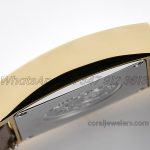 Replica Hermes Heure H 21mm Bvf White Dial In Yellow Gold On Dark Brown Leather Strap (7)