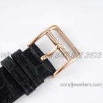 Replica Hermes Heure H 26mm Bvf Mop Dial In Rose Gold With Diamond Bezel On Black Leather Strap (9)