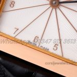 Replica Hermes Heure H 26mm Bvf White Dial In Rose Gold On Black Leather Strap (5)