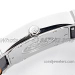 Replica Hermes Heure H 26mm Bvf White Dial In Steel On Black Leather Strap (6)