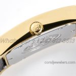 Replica Hermes Heure H 26mm Bvf White Dial In Yellow Gold On Black Epsom Leather Strap (6)