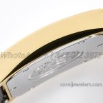 Replica Hermes Heure H 26mm Bvf White Dial In Yellow Gold On Black Epsom Leather Strap (7)