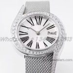 Replica Piaget Limelight Gala G0a45212 26mm Zf Ss & Diamond Silver Dial Swiss Quartz (2)