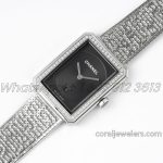 Replica Chanel Ladies Boy·friend Bvf Black Dial And Diamond Bezel Swiss Quartz Movement (2)