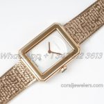 Replica Chanel Ladies Boy·friend Bvf White Dial And Yg Bezel Swiss Quartz Movement (2)