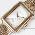 Replica Chanel Ladies Boy·friend Bvf White Dial And Yg Bezel Swiss Quartz Movement (3)