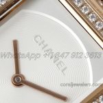 Replica Chanel Ladies Boy·friend Bvf White Dial And Yg Diamond Bezel Swiss Quartz Movement (4)