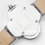 Replica Van Cleef & Arpels Alhambra Bvf 30.2mm Mop Dial In Steel With Diamond On Grey Strap (8)