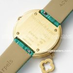 Replica Van Cleef & Arpels Bvf 253238mm Natural Malachite Dial In Yellow Gold (8)