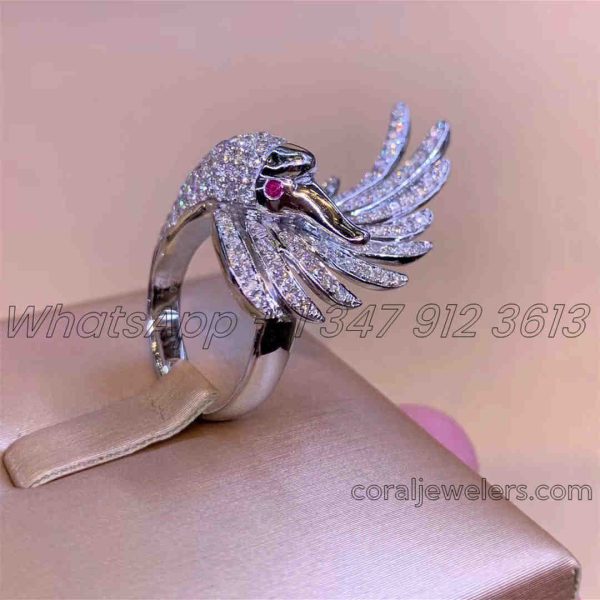 Boucheron Cypris, The Swan Ring Diamonds Jrg01476 (6)