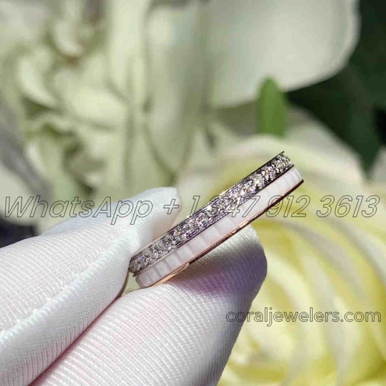 Boucheron Quatre Radiant Edition Clou De Paris Wedding Band Jal00237 (10)