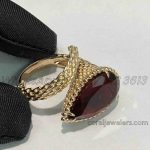 Boucheron Serpent Bohème Ring, L Motif Rhodolite Jrg02784 (4)