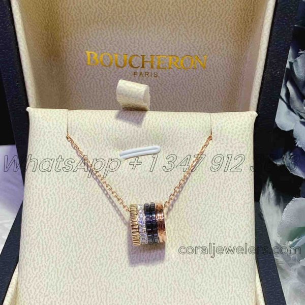 Boucheron Quatre Classique Pendant, Large Model Jpn00669 (8)