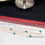 Boucheron Serpent Bohème Couleur Yellow Gold Malachite Necklace Jcl00988 (1)