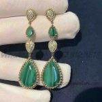 Boucheron Serpent Boheme Earrings Diamond Malachite Jco01280 (1)