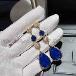 Boucheron Serpent Bohème Earrings Yellow Gold Lapis Lazuli Diamond Jco01278 (2)