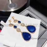 Boucheron Serpent Bohème Earrings Yellow Gold Lapis Lazuli Diamond Jco01278 (4)