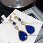 Boucheron Serpent Bohème Earrings Yellow Gold Lapis Lazuli Diamond Jco01278 (5)